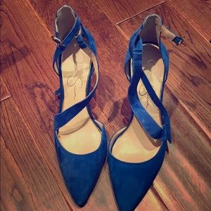 Blue heels